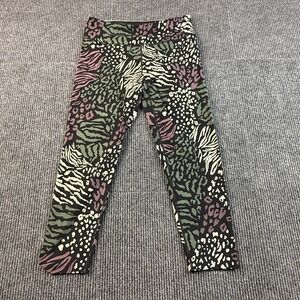 Calvin Klein Performance Animal Print Leggings XL Multi Color PFCWR8124 Wicking